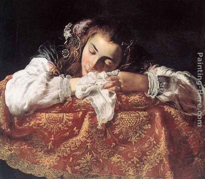 Domenico Feti Sleeping Girl